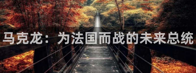 2026年世界杯直播平台：马克龙：为法国而战的未来总统